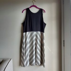Ann Taylor Chevron A-line Dress